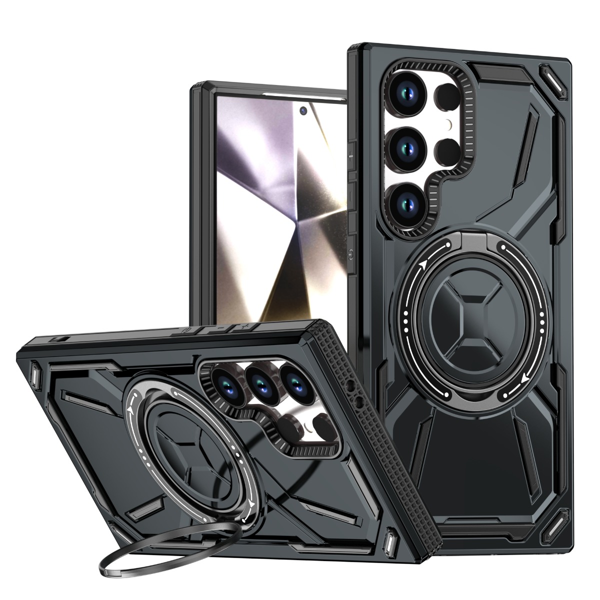 Kickstand Adjustable - Casing Ponsel untuk Samsung Galaxy S25