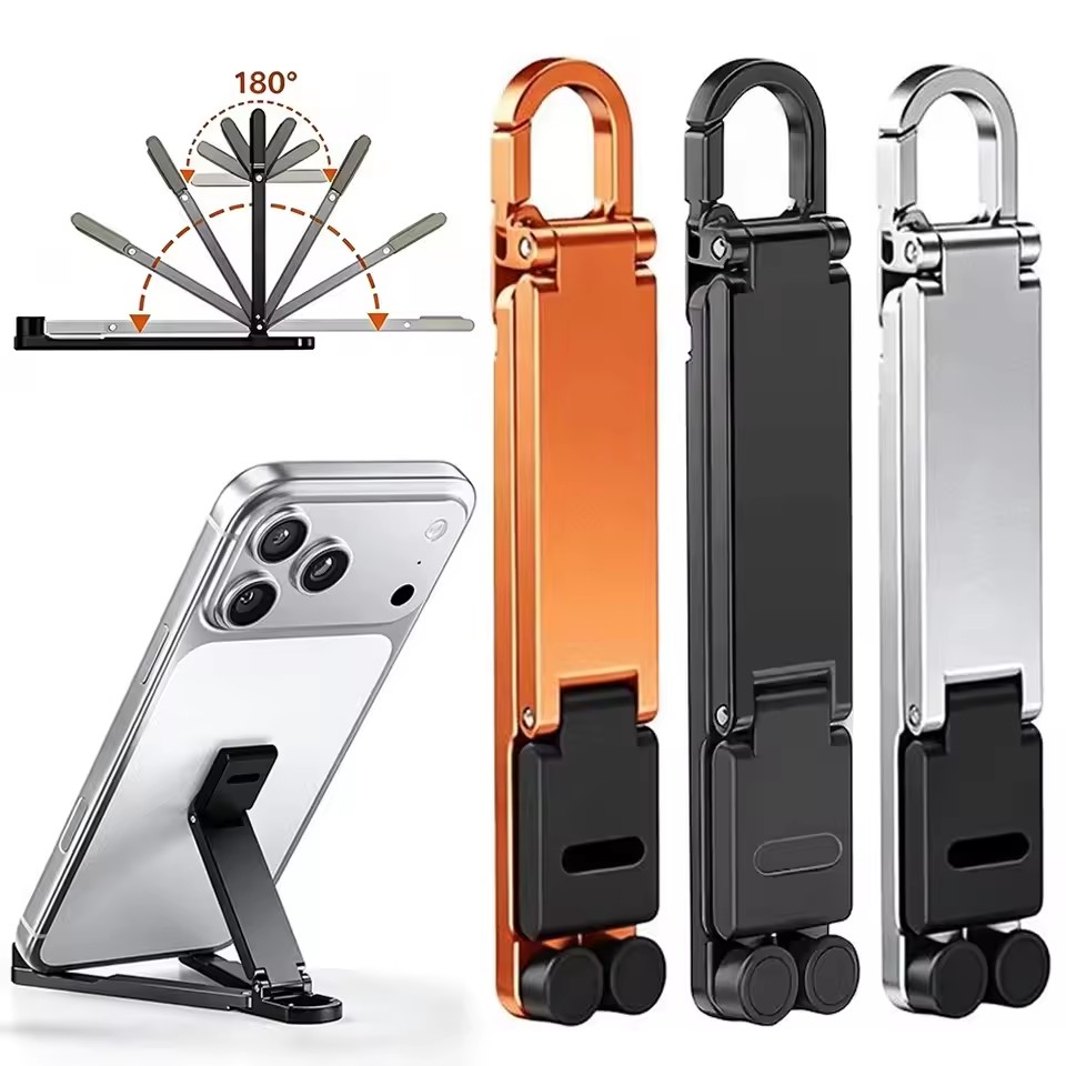 Kickstand Adjustable - Penyangga Ponsel Lipat Mini dengan Klip