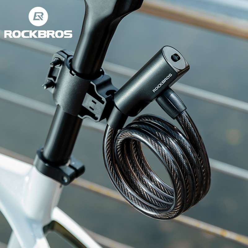 U Lock Heavy Duty - ROCKBROS kunci sepeda portabel, kunci kabel