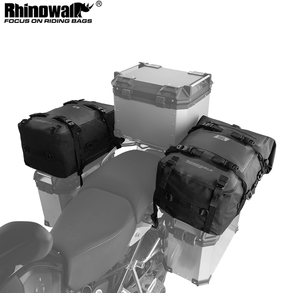 Panniers Waterproof Rear - Rhinowalk tas gantung atas kotak sepeda