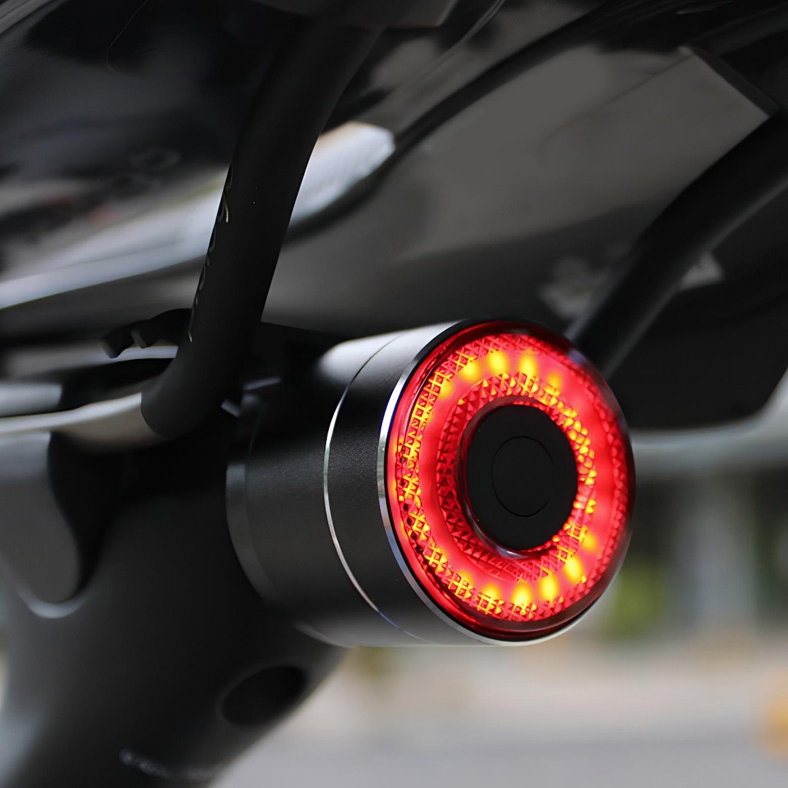 Commuting With Road Bike - Lampu Belakang Sepeda Lampu Sensor Ekor