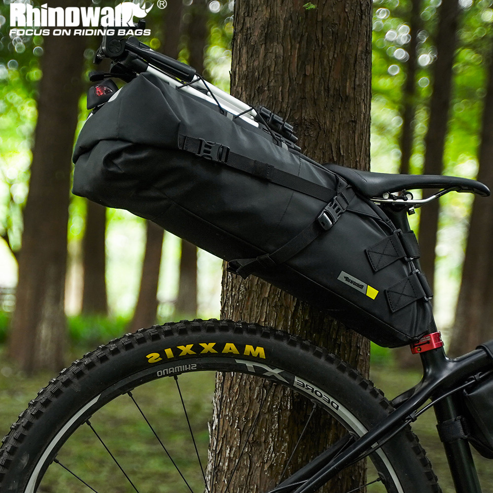 Rhinowalk tas sadel sepeda 10l - Panniers Waterproof Rear ulasan dan harga