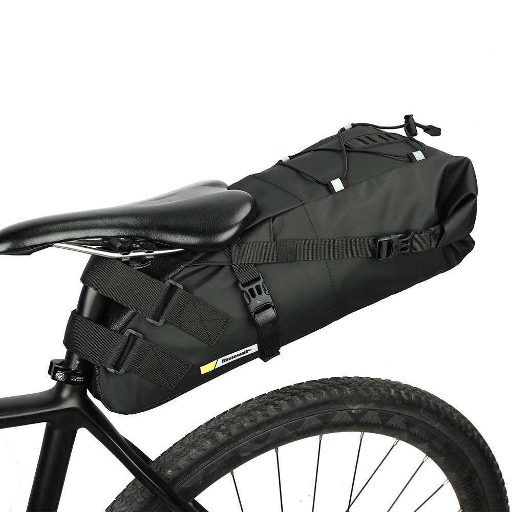 Rhinowalk tas sadel sepeda 10l - Panniers Waterproof Rear ulasan dan harga