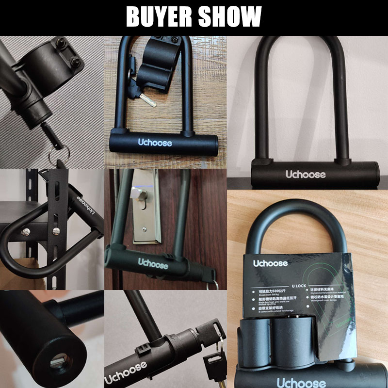 Kunci sepeda tebal U dengan pe - U Lock Heavy Duty ulasan dan harga