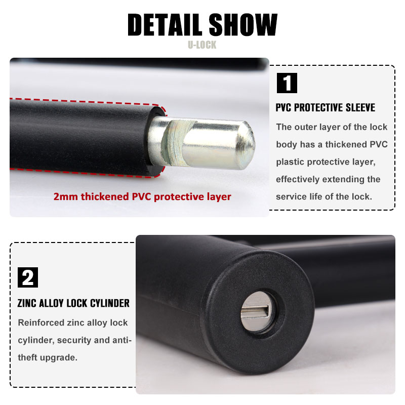 Kunci sepeda tebal U dengan pe - U Lock Heavy Duty ulasan dan harga