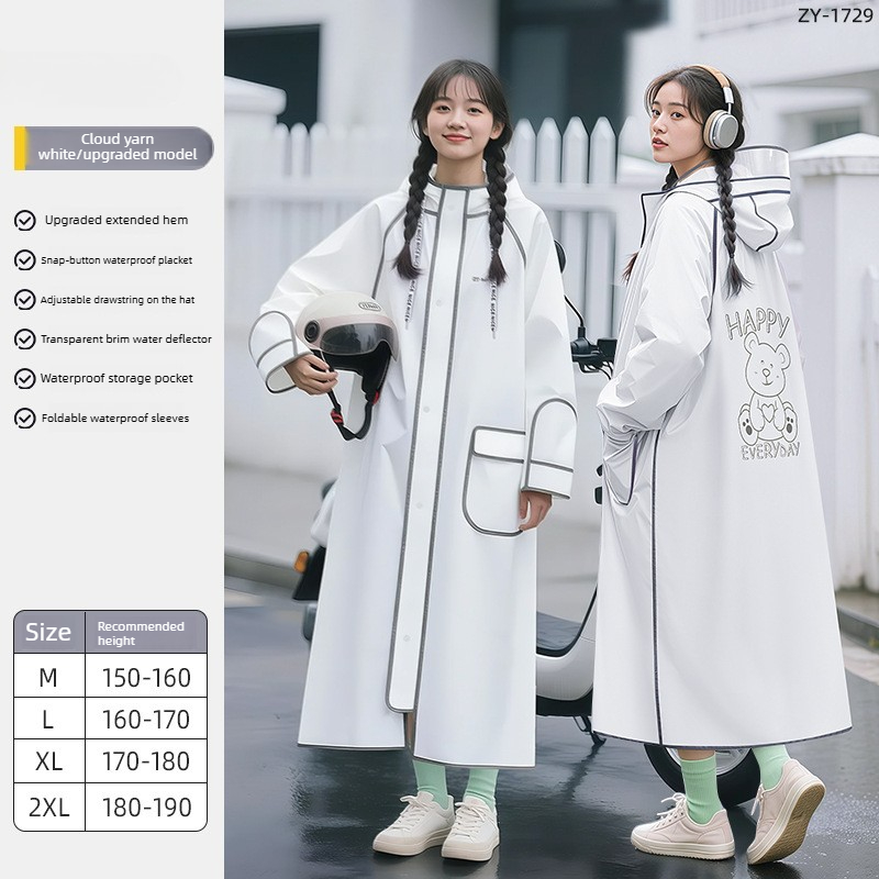 Jas Hujan EVA Tahan Air untuk  - Cycling Commute In Rain ulasan dan harga