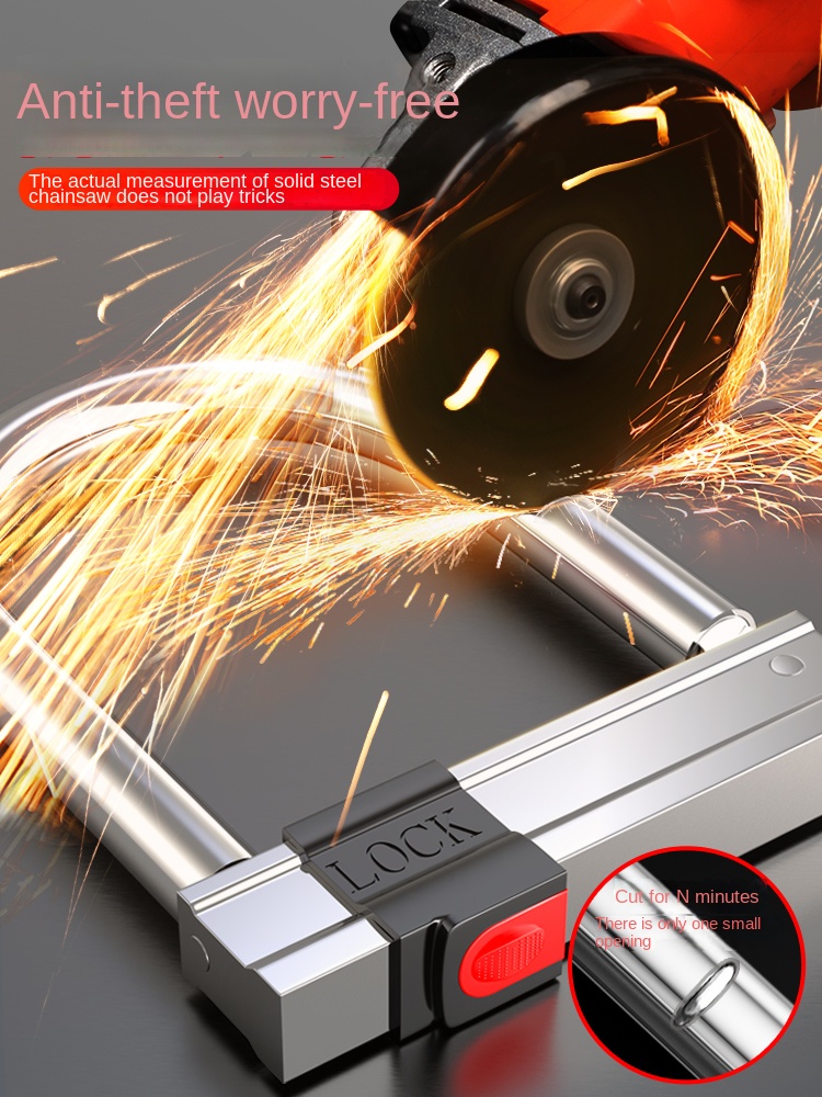 Kunci toko pintu kaca bentuk U - U Lock Heavy Duty ulasan dan harga
