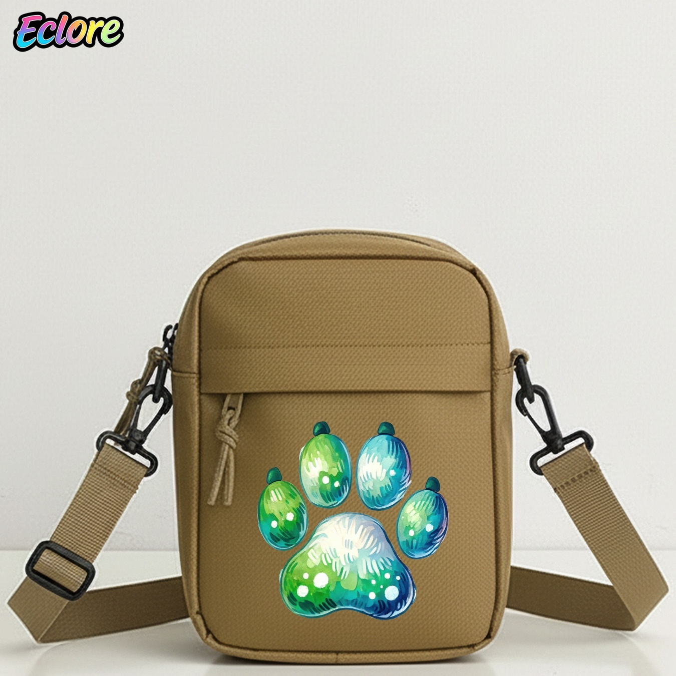 Tas Bahu Motif Jejak Kaki Hewa - Cycling Commute ulasan dan harga