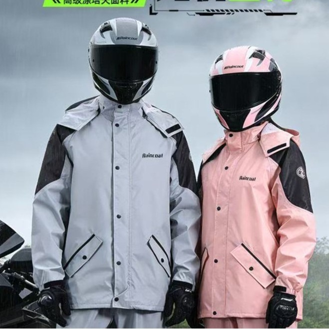 Jas Hujan Motor Sepeda Dewasa  - Cycling Commute In Rain ulasan dan harga