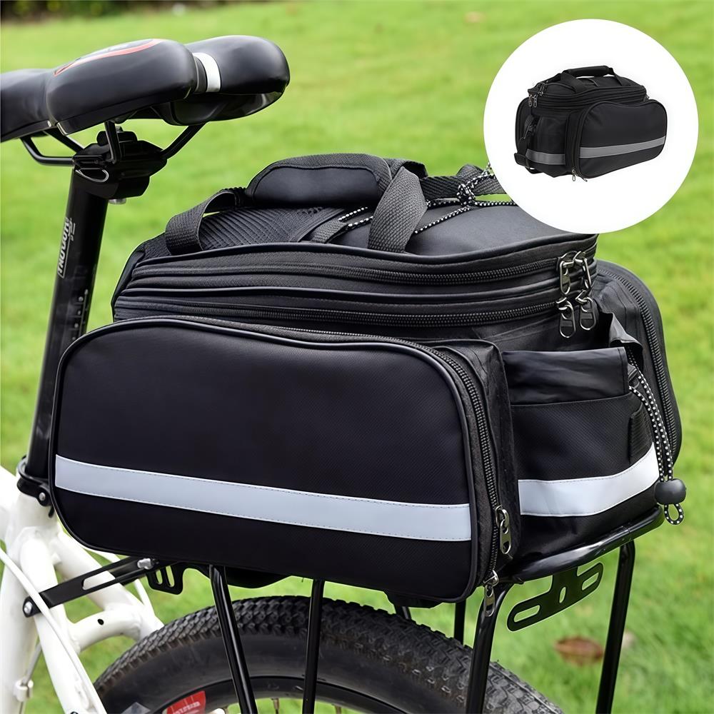 Tas Rak Belakang Sepeda, Tas B - Cycling Commute In Rain ulasan dan harga