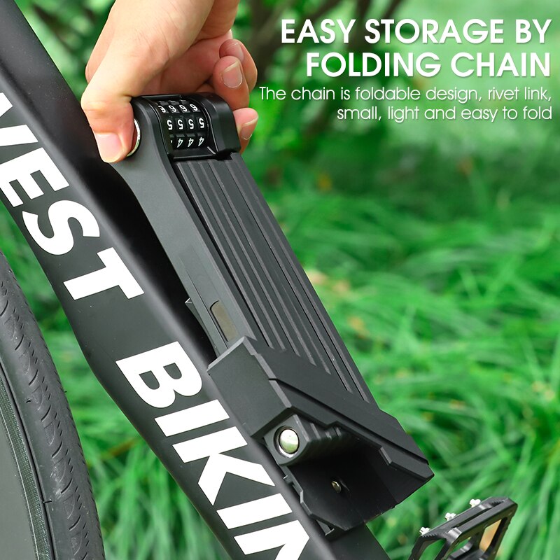 WEST BIKING kunci rantai seped - U Lock Heavy Duty ulasan dan harga