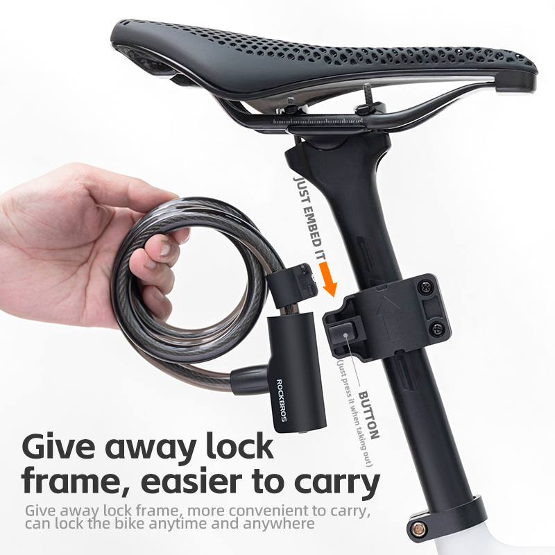 ROCKBROS kunci sepeda portabel - U Lock Heavy Duty ulasan dan harga