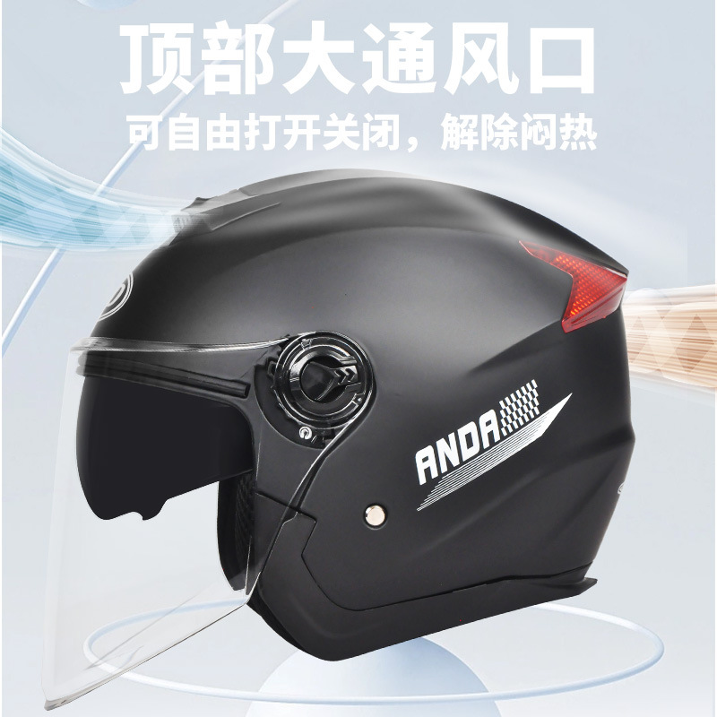 Helm Setengah Wajah Motor Dewa - Commuting With Road Bike ulasan dan harga