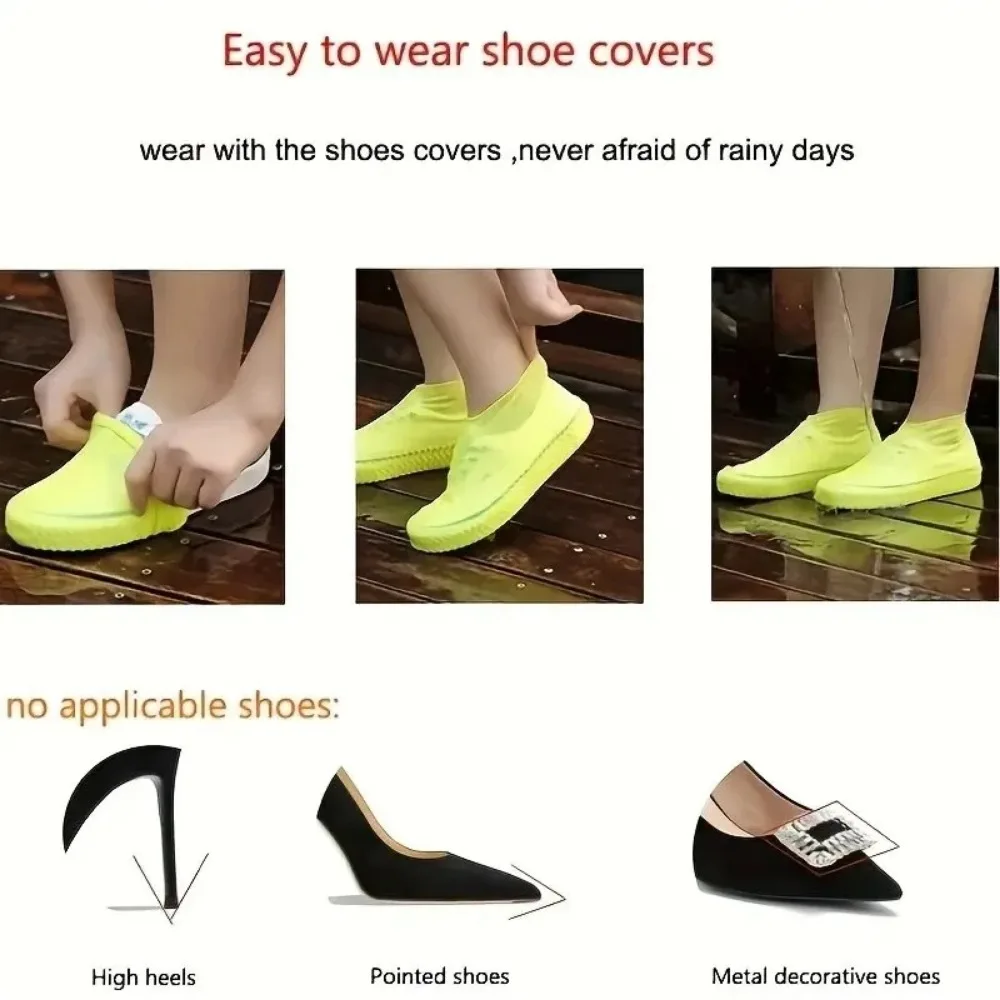 Penutup Sepatu Hujan Silikon T - Cycling Commute In Rain ulasan dan harga