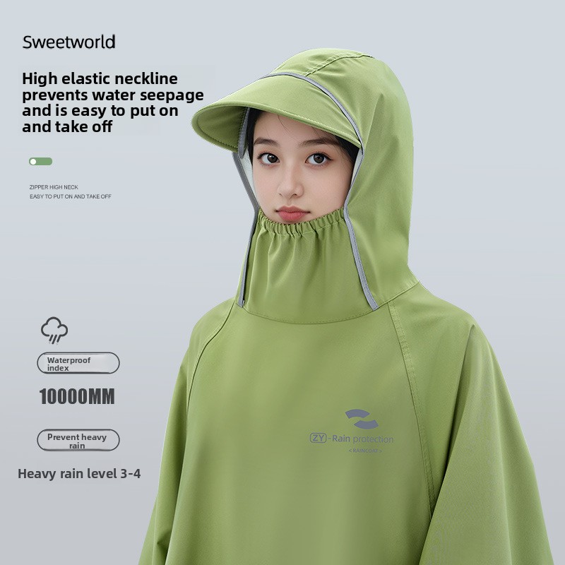 Jas Hujan Oxford Tahan Air Len - Cycling Commute In Rain ulasan dan harga