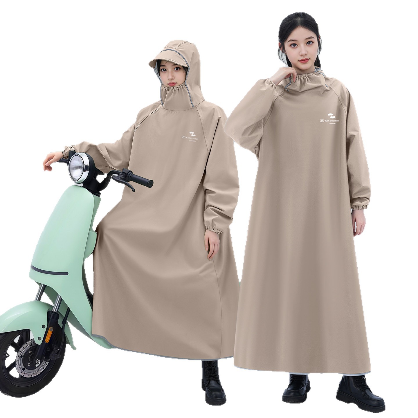 Jas Hujan Oxford Tahan Air Len - Cycling Commute In Rain ulasan dan harga