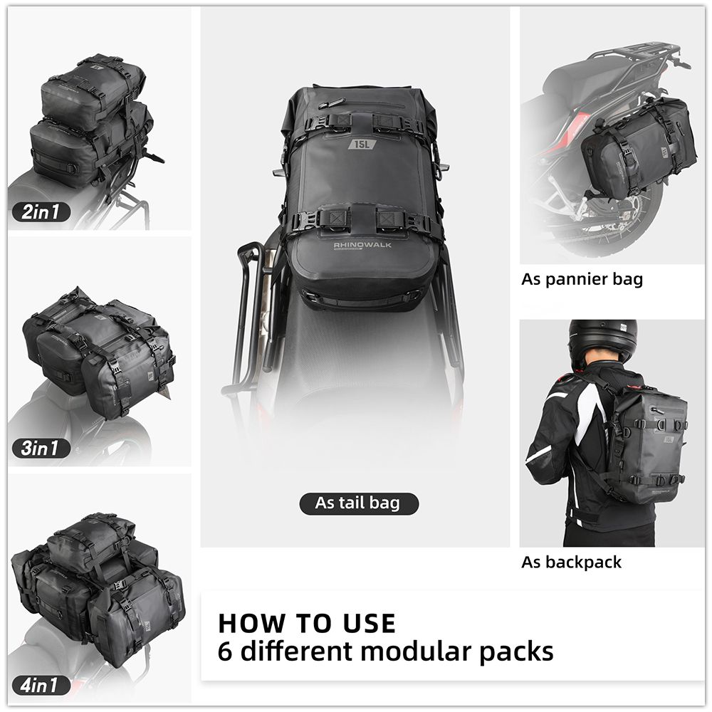 Rhinowalk tas ekor Motor antia - Cycling Commute Backpack ulasan dan harga