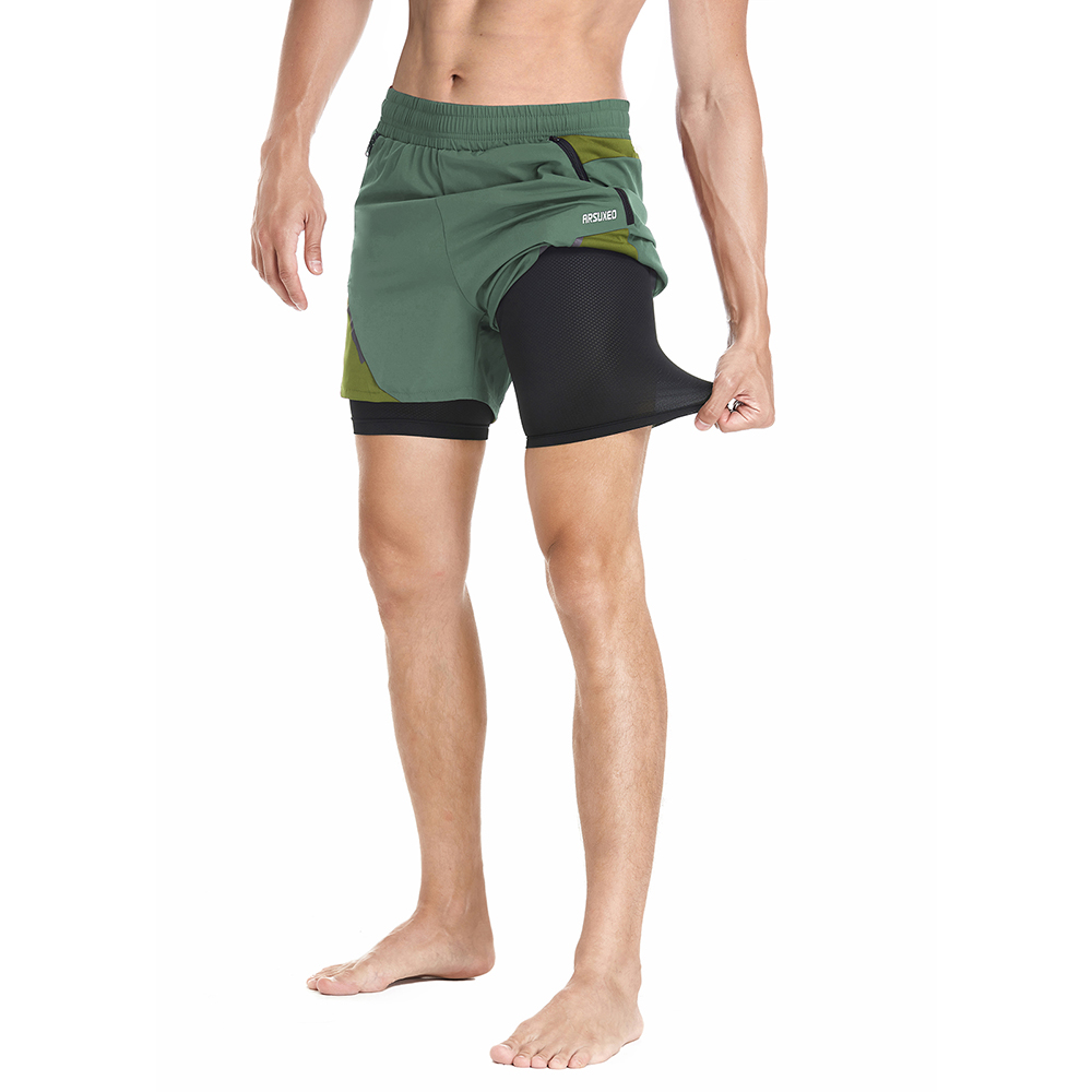 ARSUXEO Celana Pendek Olahraga - Cycling Commuter Pants ulasan dan harga